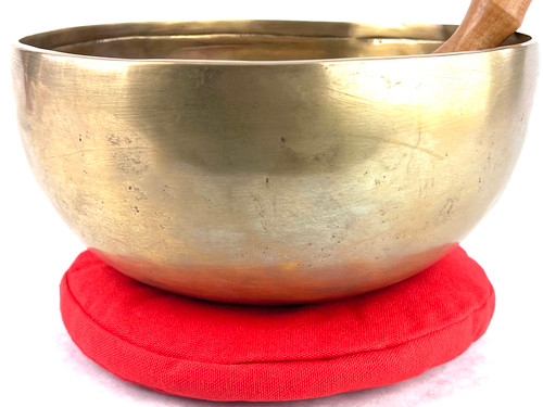 9.5" C#/G# Note Himalayan Singing Bowl #c17300323