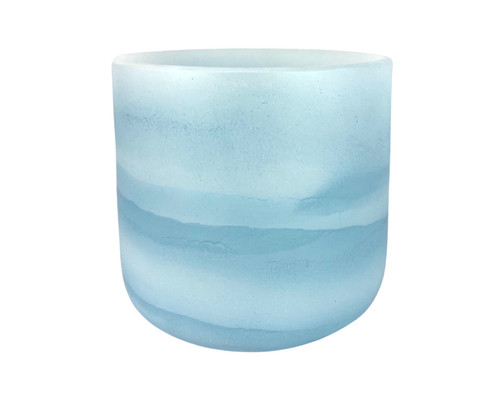 6" D Note 432Hz Perfect Pitch Aquamarine Empyrean Fusion Crystal Singing Bowl Crystal Vibes UP #ca006dm35 11003181