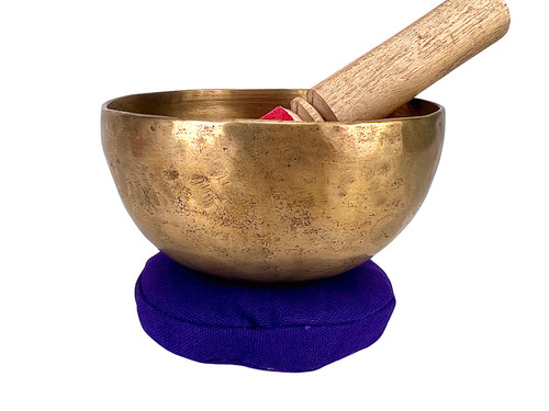 4.75" A#/E  Note Himalayan Singing  Bowl #a4560322