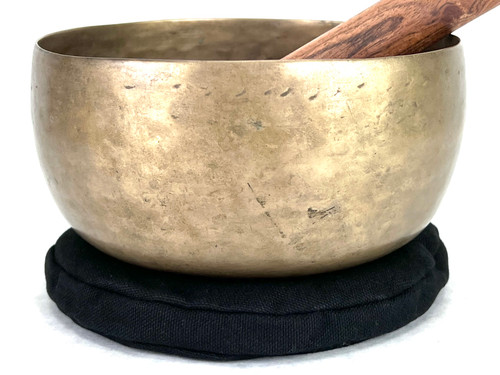 6.5" F/B Note Antique Himalayan Singing Bowl #f6651023