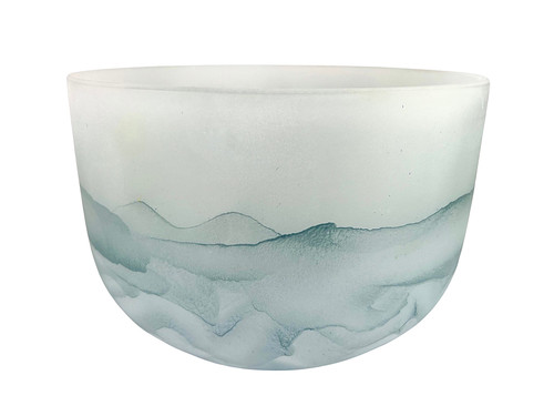 9" A Note 432Hz Perfect Pitch Lapis/Blue Fluorite Empyrean Fusion Crystal Singing Bowl Crystal Vibes #ca009am30 11003293