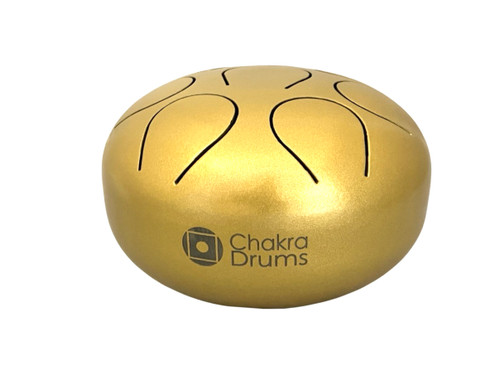 432Hz Chakra Drum Gold 7.5" x 5"