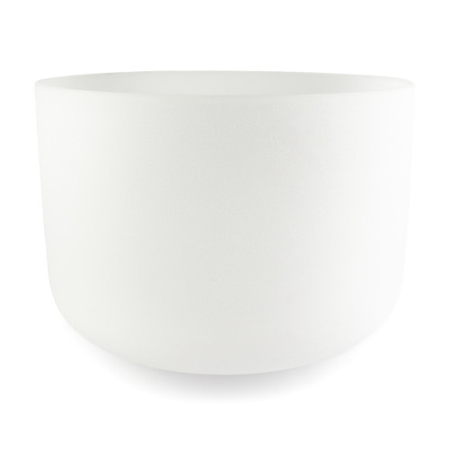 16" A# Note 440Hz Frosted Crystal Singing Bowl Crystal Vibes #cvf16asp40