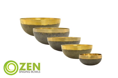 5.5-11.5" 5-Note Zen Master Meditation Series Singing Bowl Set #zmmset24