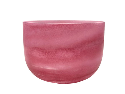 9" F Note 440Hz Perfect Pitch Rhodochrosite Empyrean Fusion Crystal Singing Bowl Crystal Vibes #ca009fp5 11003315