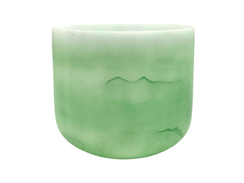 8" B Note 440Hz Perfect Pitch Chrysoprase Empyrean Fusion Crystal Singing Bowl Crystal Vibes #ca008bpp0 11003335