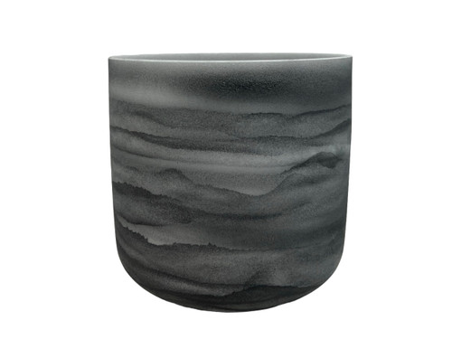 7" B Note 440Hz Black Kyanite Fusion High Quality Frosted Fusion Crystal Singing Bowl Crystal Vibes #hq7bp5 11003358