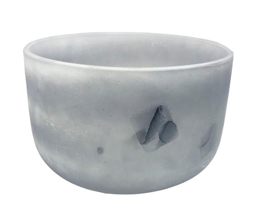 *Blemished* 9" A# Note 440Hz Perfect Pitch Lapis Lazuli & Black Tourmaline Empyrean Fusion Crystal Singing Bowl Crystal Vibes #ca009aspp0 85000755