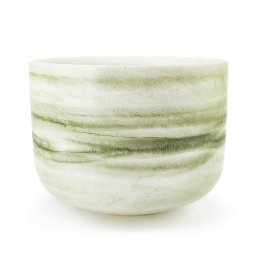 Moldavite Crystal Singing Bowl - Fusion Crystal