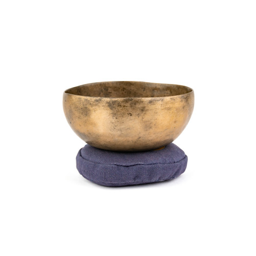 4.75" G/C# Note Antique Himalayan Singing Bowl #g3151225