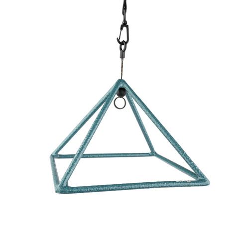 6" Aqua Zen Pyramids Incredible Harmonic Alloy Singing Pyramid
