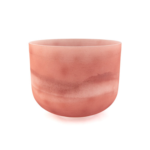 10" C Note 440Hz Perfect Pitch Red Jasper Frosted Fusion Crystal Singing Bowl Crystal Vibes #cvf10cpp0 11003736