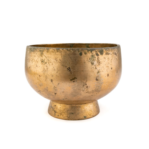 6.75" C#/G# Note Antique Naga Pedestal Himalayan Singing Bowl #c11400126