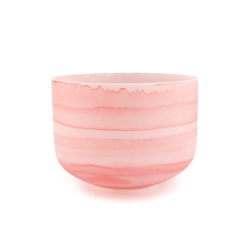 8" C Note 528Hz Perfect Pitch Rhodochrosite Frosted Fusion Crystal Singing Bowl Crystal Vibes #cvf8cp15 11003741