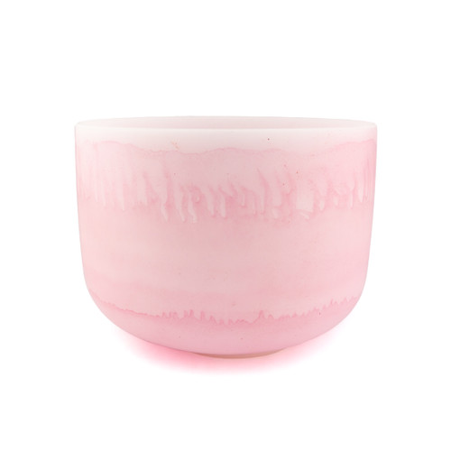 11" F Note 432Hz Perfect Pitch Rose Quartz Empyrean Fusion Crystal Singing Bowl Crystal Vibes #ca0011fm30 11003748