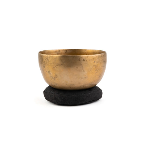 4.5" G/C# Note Antique Himalayan Singing Bowl #g2850126
