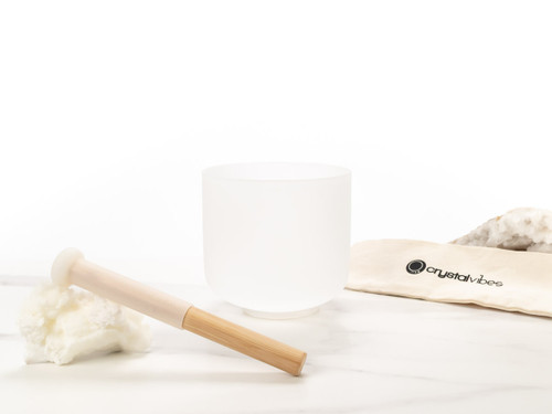 6" C Note 440Hz Perfect Pitch Empyrean Crystal Singing Bowl Crystal Vibes #ca006cp5 31008171