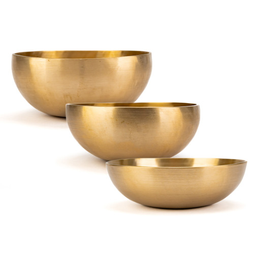 4.75-5.25" Zen Singing Bowls 3-bowl ZT300 Series Clearing Set #zt300set041