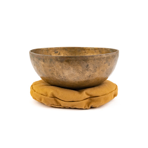 6.5" G/C# Note Antique Himalayan Singing Bowl #g5700226