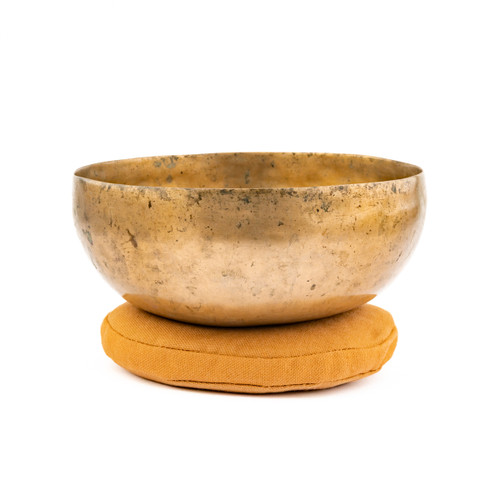 7.5" D/G# Note Antique Himalayan Singing Bowl #d6800226