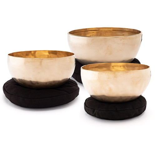 7.25-9" 3-Note Major Triad Himalayan Singing Bowl Set #himalayanset272