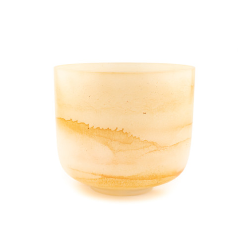 7" C Note 432Hz Perfect Pitch Carnelian and Citrine Empyrean Fusion Crystal Singing Bowl Crystal Vibes #ca007cm30 11001230