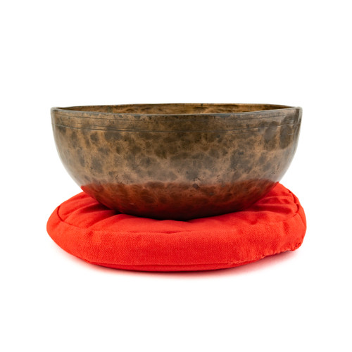 9.5" B/G Note Antique Himalayan Singing Bowl #b15100326