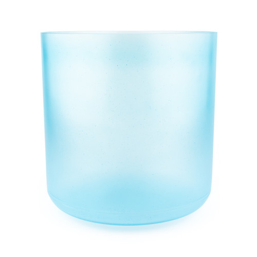 7インチF#+30 Larimar Mother of Platinum Larimar Singing Bowl - Fusion Crystal