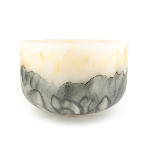 12" D# Note 440Hz Perfect Pitch Black Tourmaline & Citrine Empyrean Fusion Crystal Singing Bowl Crystal Vibes #ca0012dspp0 11003782