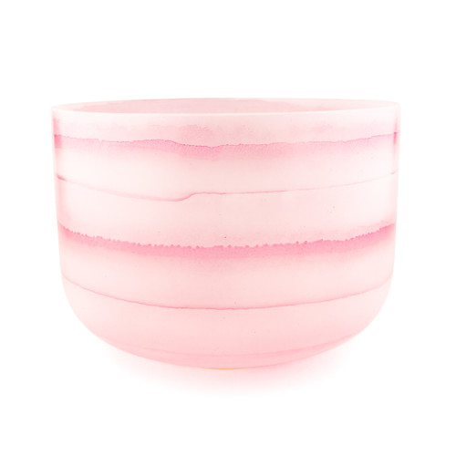 14" F Note 440Hz Perfect Pitch Rose Quartz Empyrean Fusion Crystal Singing Bowl Crystal Vibes #ca0014fpp0 11003775