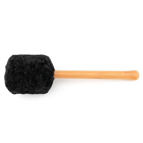 Zen Small Premium Fleece Black Gong Mallet #zgmblacksmall