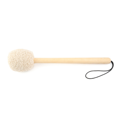 Zen Faux Wool Gong Mallet Soft Head with Wrist Strap Medium