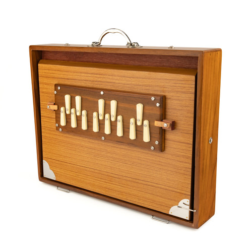Large 440Hz 13-Note One Octave G2-G3 Shruti Box with Carry Case 85001084