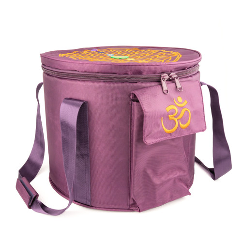 14" Crystal Vibes Pro Series Purple Chakra Carrying Case for Crystal Singing Bowls