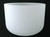 16" A# Note 440Hz Perfect Pitch Frosted Crystal Singing Bowl Crystal Vibes  #c16asp10