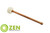 Zen White Felt Gonger Large #ZWF3