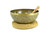 11" G/D Note Etched Golden Buddha Himalayan Singing Bowl #g22280618