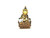 Gilded Gold/Bronze 8.5" Vajrasattva Nepalese Buddha Statue #st236