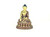 Gilded Gold/Bronze 8" Shakyamuni Nepalese Buddha Statue #st245