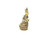 Gilded Gold/Bronze 8.5" Vajrasattva Nepalese Buddha Statue #st283