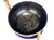 9.5" D#/A Note Dark Etched Himalayan Singing Bowl #d17140121