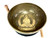 13.25" D#/B Note Golden Buddha Etched Himalayan Singing Bowl #d33470221