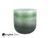 6" F# Note Green Aventurine/Black Tourmaline Gemstone Fusion Opaque Crystal Singing Bowl us #fl6fsm5 11002215