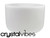 Crystal Vibes Perfect Pitch Empyrean G Note Crystal Singing Bowl 14" #ca0014gp5 31004184