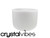 8" F Note 440Hz Perfect Pitch Empyrean Crystal Singing Bowl Crystal Vibes #ca008fp5 31006346