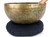 8.25" F#/C Note Etched Golden Buddha Himalayan Singing Bowl #f13801022