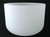 18" F# Note 440Hz Perfect Pitch Frosted Crystal Singing Bowl Crystal Vibes #c18fsp10
