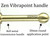 7" F#/C Notes Zen Vibrapoint 700 Therapeutic Vibration Application Tool #ztv700f1070