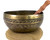 8" E/A# Note Etched Golden Buddha Himalayan Singing Bowl #e11900423