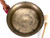 8.75" B/G Note Antique Himalayan Bell Bowl #b12001023